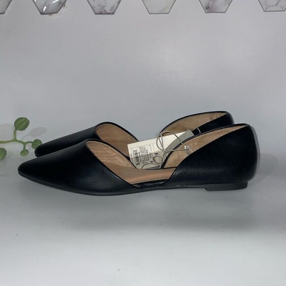 NEW!!! A New Day Black Pointed-Toe Flats - Picture 3 of 6